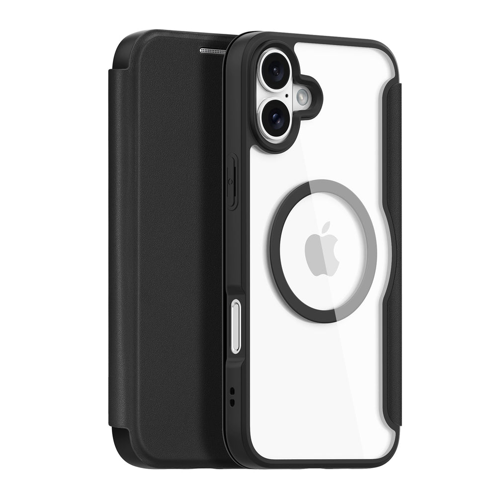 Ümbris kaanega Dux Ducis Skin X Pro iPhone 16 (must)