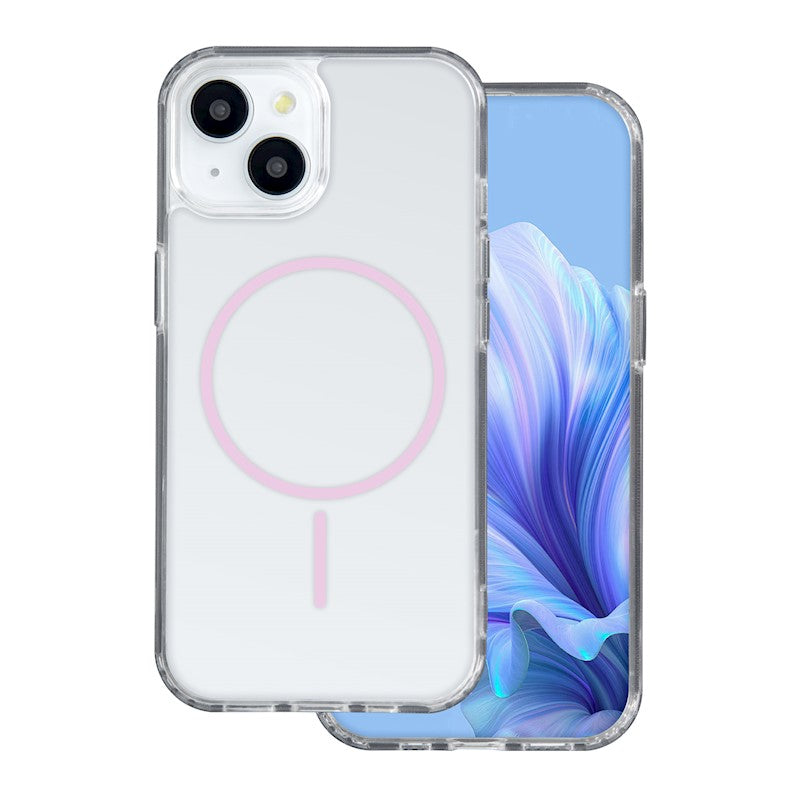 Ümbris Anti Shock Thin Mag iPhone 17 Pro Max (läbipaestev / roosa)