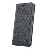 Ümbris kaanega Smart Caro iPhone 15 (must)