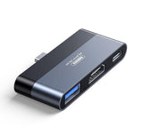 Multiport Adapter DIVIDER REMAX HDMI/USB/USB-C