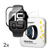 Kaitseklaas Wozinsky Full Glue Apple Watch 42mm must servaga (2 tk pakis)