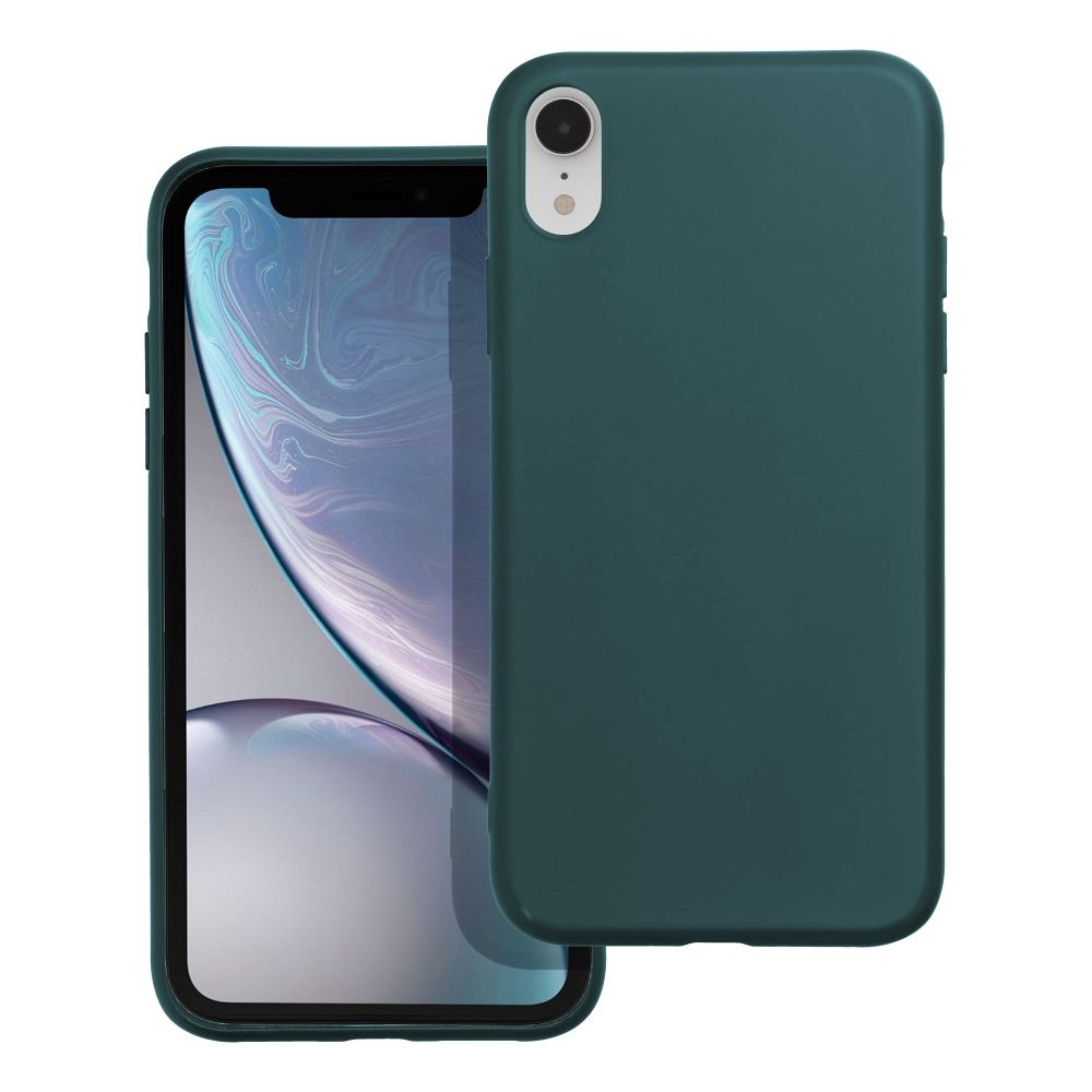 MATT Ümbris Apple iPhone XR (tumeroheline)