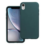 MATT Ümbris Apple iPhone XR (tumeroheline)
