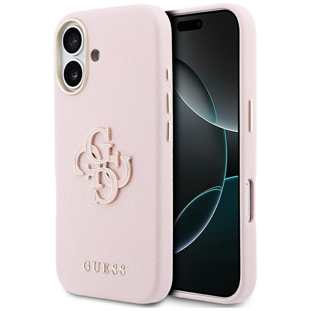 Guess Ümbris Guess PU FW Resin Logo iPhone 17 (roosa)