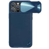 Ümbris Nillkin Camshield Leather Samsung S22 Ultra (sinine)