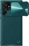 Ümbris Nillkin Camshield Leather Samsung S22 Ultra (roheline)