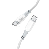 Juhe Hoco X70 60W USB-C to USB-C (1m / valge)