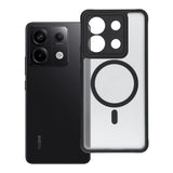 Ümbris FULL MATTE MagSafe Xiaomi Redmi Note 13 Pro 5G (läbipaistev / must)