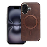 Ümbris Gentleman Mag iPhone 16  (pruun)