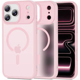 Ümbris Tech-Protect MagMat MagSafe iPhone 17 Pro (läbipaistev\roosa)