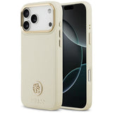 Guess MagSafe Ümbris Grained Strass Logo iPhone 17 Pro Max (beez)