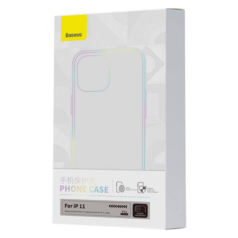 Ümbris Baseus Simple Series 2 Protective Case iPhone 11 (läbipaistev)