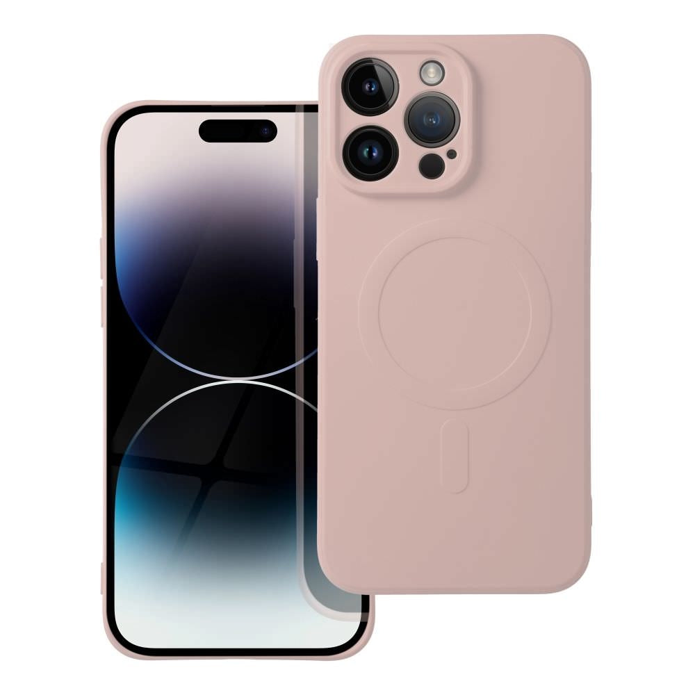 Silikoon Mag Cover iPhone 13 Mini (roosa)