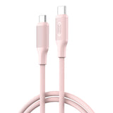 Juhe XO NB-Q265B PD60W USB-C to USB-C 1m (roosa)