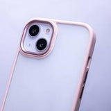 Silikoon Satin Case iPhone 11 (roosa/ läbipaistev)