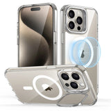 Ümbris ESR Classic MagSafe Hybrid Case Stash Stand iPhone 15 pro (läbipaistev)