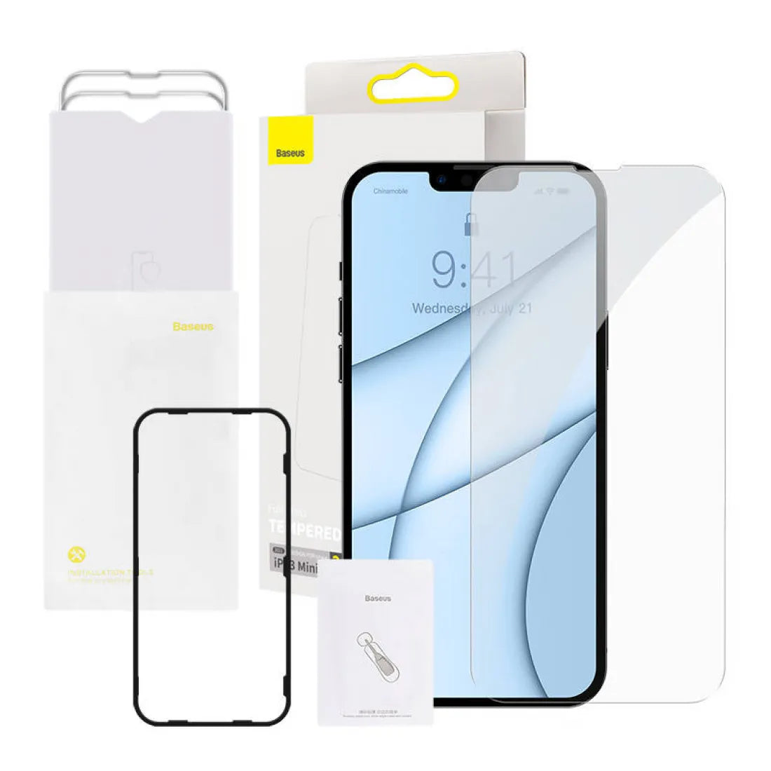 Kaitseklaas Baseus 0.3mm Tempered Glass Film iPhone 13 mini (läbipaistev)