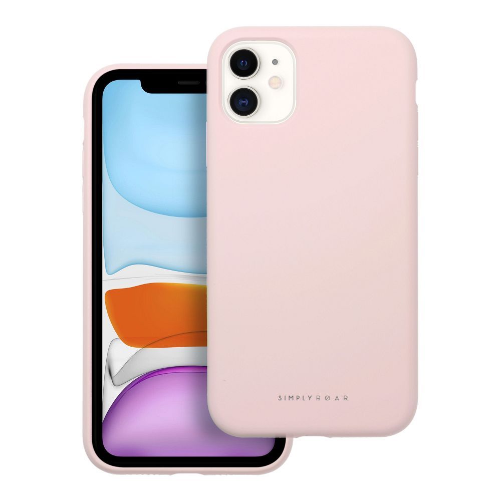 Silikoon Roar Cloud Skin iPhone 11 (heleroosa)