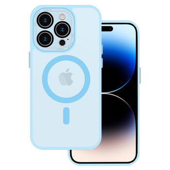 Ümbris Tel Protect Clear MagSafe Apple iPhone 12 Pro Max (läbipaistev/helesinine)