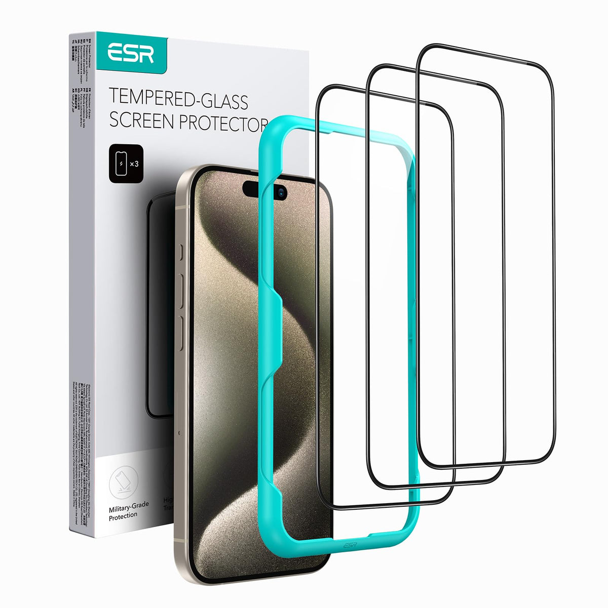Kaitseklaas ESR Tempered Glass Apple iPhone 15 Pro Max(läbipaistev)