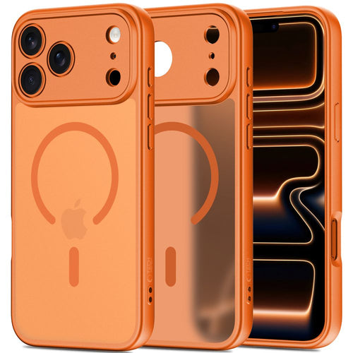 Ümbris Tech-Protect BasicMag MagSafe iPhone 17 Pro Max (oranz)