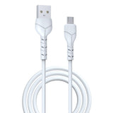 Juhe Devia Kintone EC144 Micro USB, 2.4A 1M (valge)