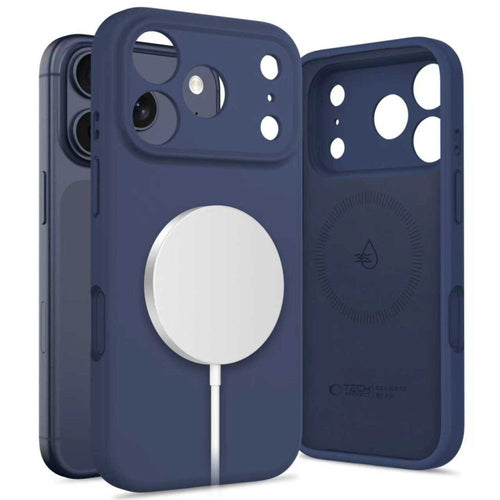 Ümbris Tech-Protect Silicone MagSafe iPhone 17 Pro Max (sinine)