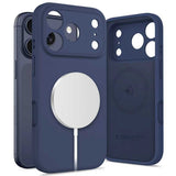 Ümbris Tech-Protect Silicone MagSafe iPhone 17 Pro Max (sinine)
