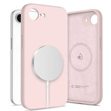 Ümbris Tech-Protect Silicone MagSafe iPhone 16e/17e (roosa)