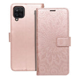 Ümbris kaanega Mezzo Samsung A12 (mandala/roosa)