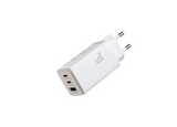 Adapter Joyroom JR-TG10 65W 2хType-C / USB-A, juhe Type-C/Type-C 100W (valge)