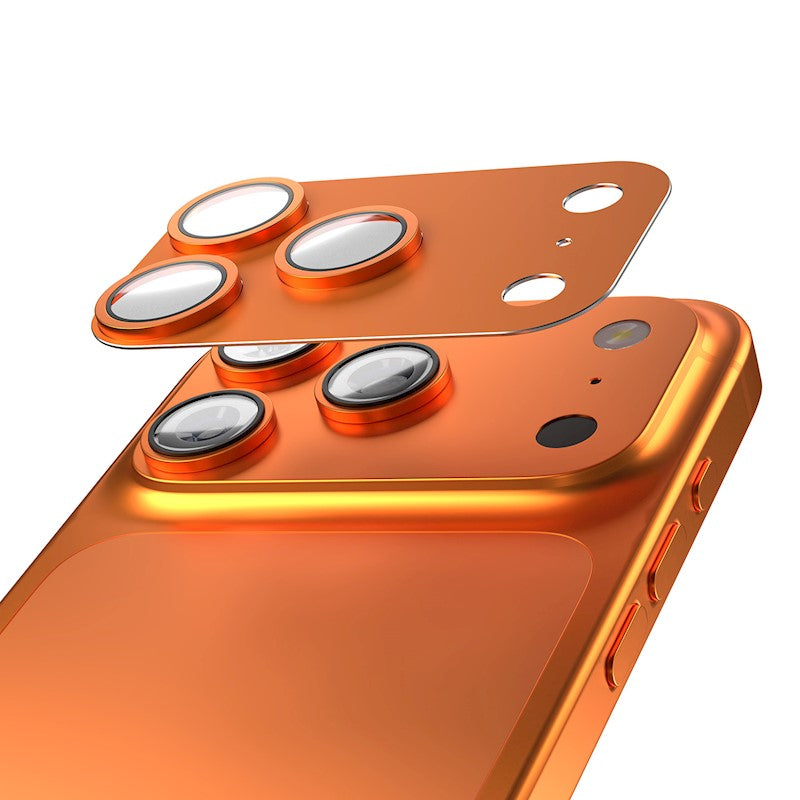 Kaitseklaas Etteri Full Camera Lens tagakaamerale iPhone 17 Pro Max (oranž)