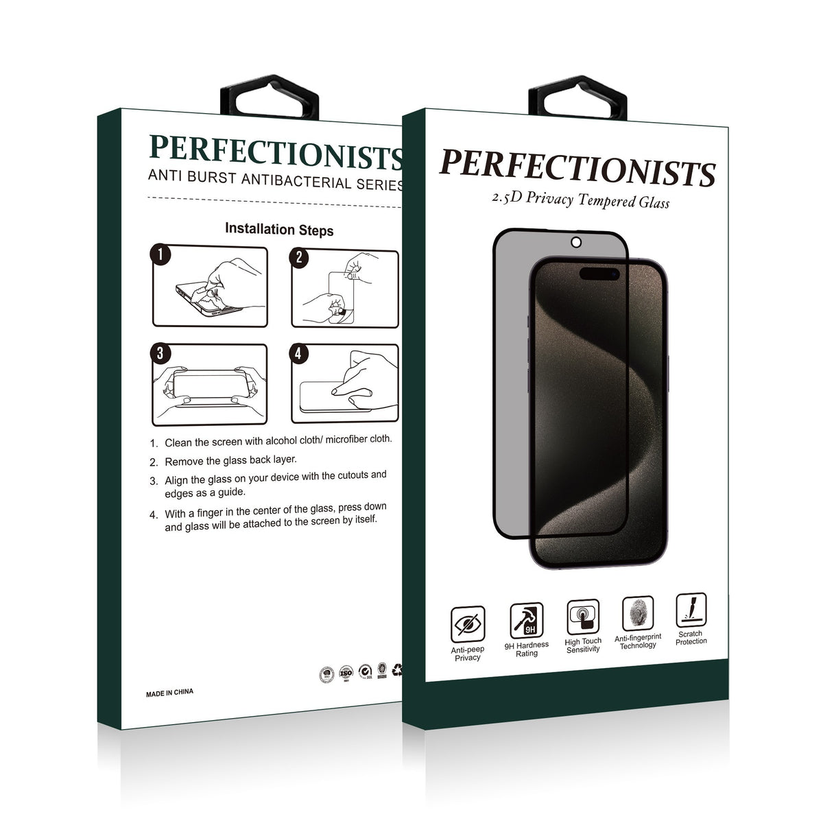 Kaitseklaas 2.5D Perfectionist Privacy Samsung A37 5G / A57 5G (must)