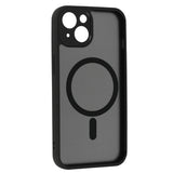 Ümbris FULL MATTE MagSafe Apple iPhone 13(läbipaistev / must)