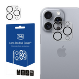 Kaitseklaas 3MK Lens Pro tagakaamerale iPhone 16 Pro/ 16 Pro Max/ 15 Pro/ 15 Pro Max (must)