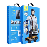Kaitseklaas "5D Mr. Monkey" Full Glue Strong Privacy iPhone 15 Pro (must)