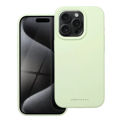 Silikoon Roar Cloud Skin iPhone 15 Pro (roheline)