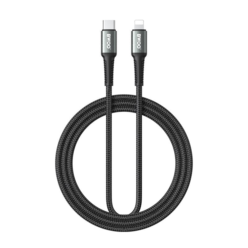 Juhe JBWOO Braided USB-C - Lightning 27W (2m / must)