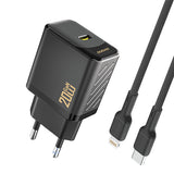 Laadija juhtmega USB-C-Lightning Dudao A23 2.4A (must)