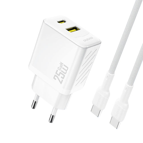 Laadija juhtmega Type-C-Type-C Dudao A23, 25w (valge)