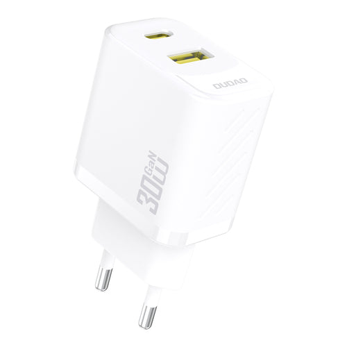 Laadija Dudao A27, USB+Type C, 30w (valge)