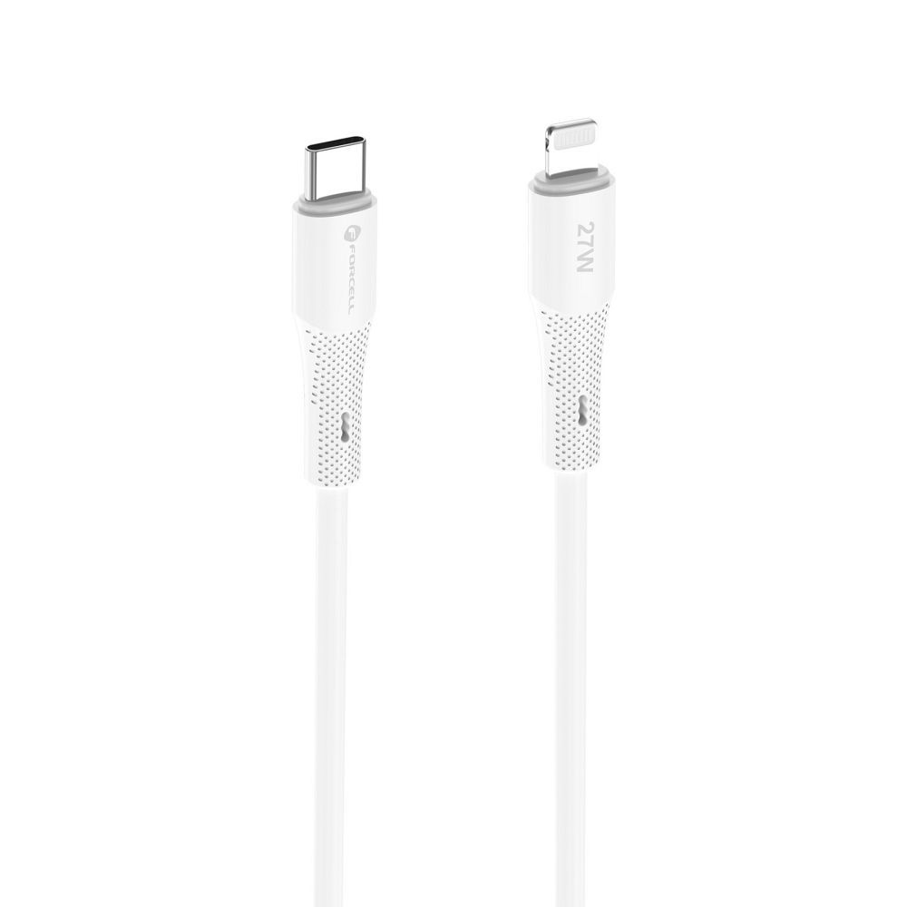 Juhe Forcell C346 USB C to Lightning 27W 1 m (valge)