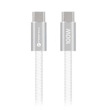 Juhe Forcell F-Energy Forcell F-Energy QC4.0 PD 5A 100W Cafule  Type-C to Type-C 1,2m (valge)