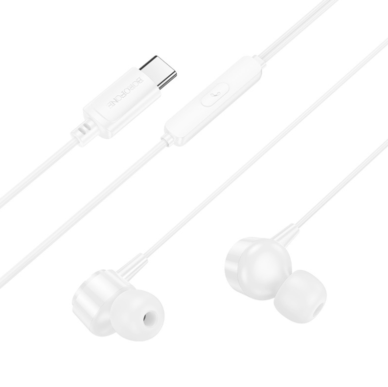 Kõrvaklapid Borofone BM94 Type-C valge — SkyMobile e-pood