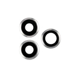 Varuosa iPhone 11 Pro/11 Pro Max kaamera klaas raamiga hõbe (3Tk)