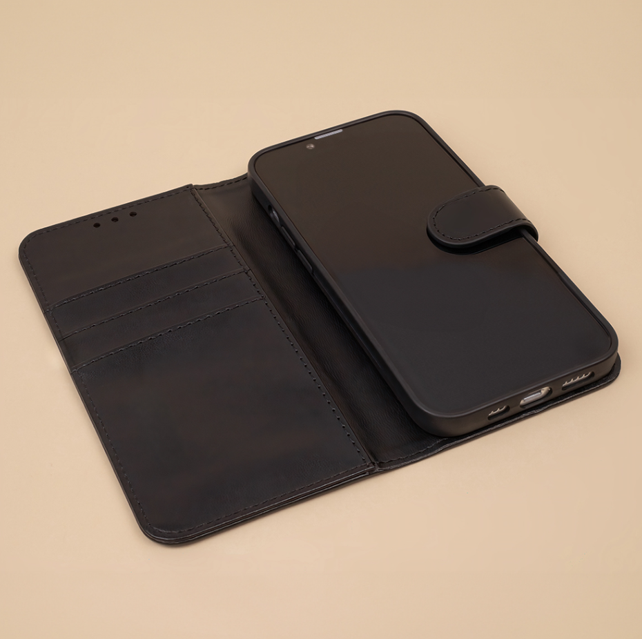 Ümbris kaanega Smart Classic Huawei P30 Lite (must)