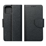 Ümbris kaanega Fancy Book Samsung A37 (must)