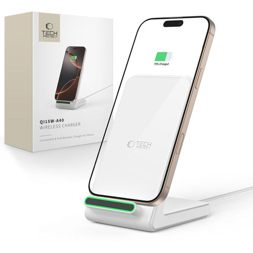 Juhtmevaba laadija Tech-Protect QI15W-A40 (valge)