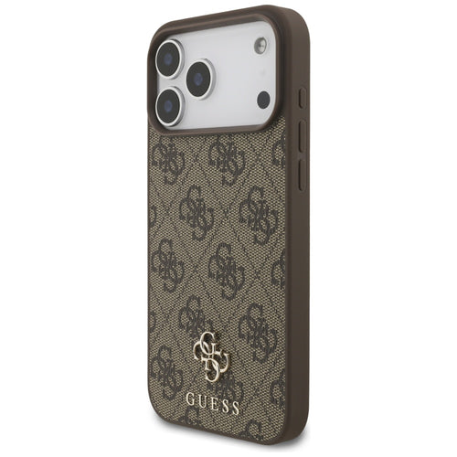 Guess MagSafe Ümbris 4G Small Classic Logo iPhone 17 Pro Max (pruun)