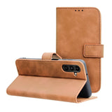 Ümbris kaanega TENDER Book Samsung A13 4G (pruun)